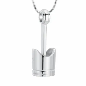 Engine Piston Urn Necklace