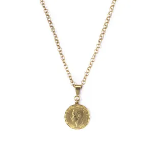 English Three Pence Necklace