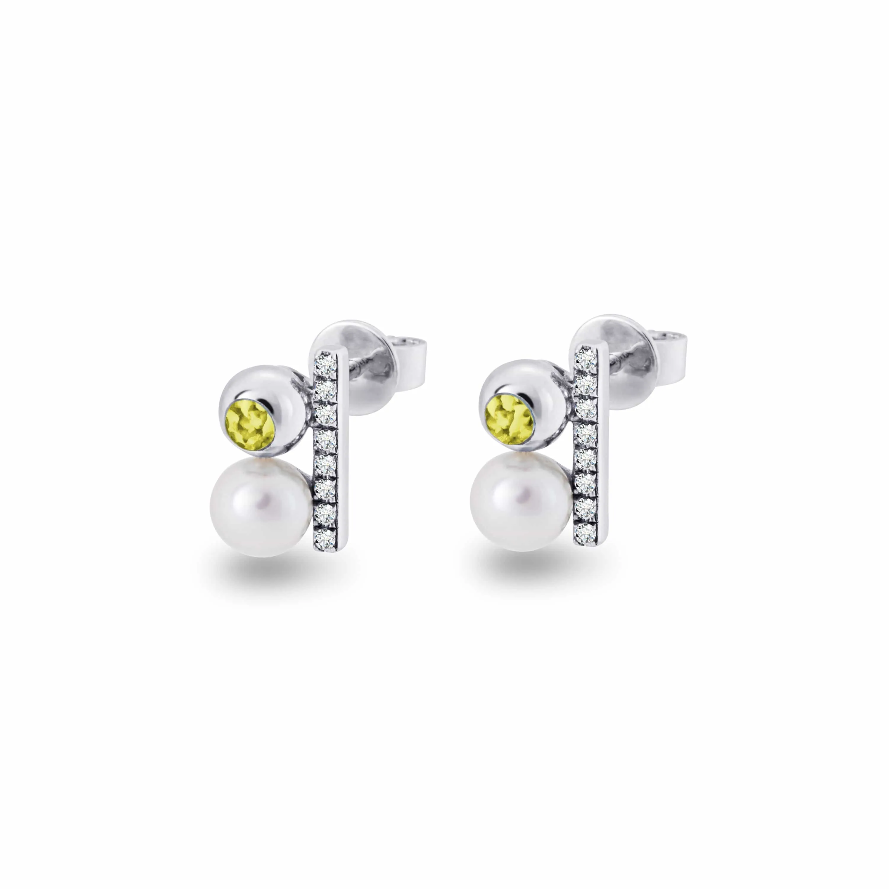 EverWith Ladies Rondure Opulence Memorial Ashes Earrings