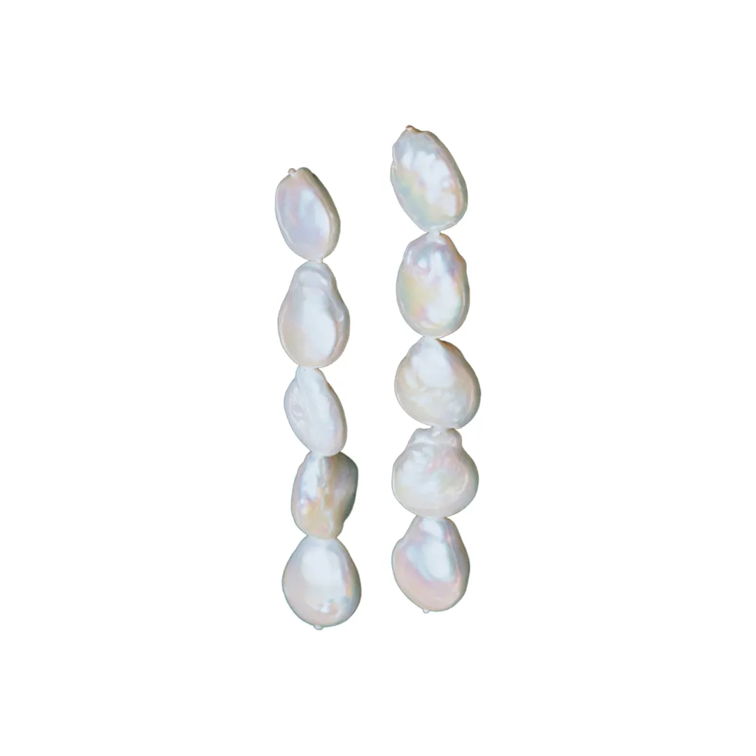 Eye Candy Small Pearl Drop Earrings