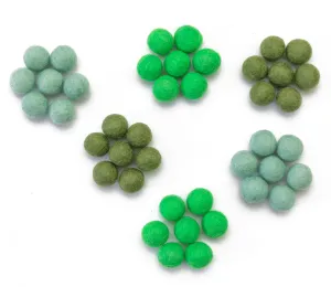 Felt Ball Different Color Size - 2cm - 300 pcs
