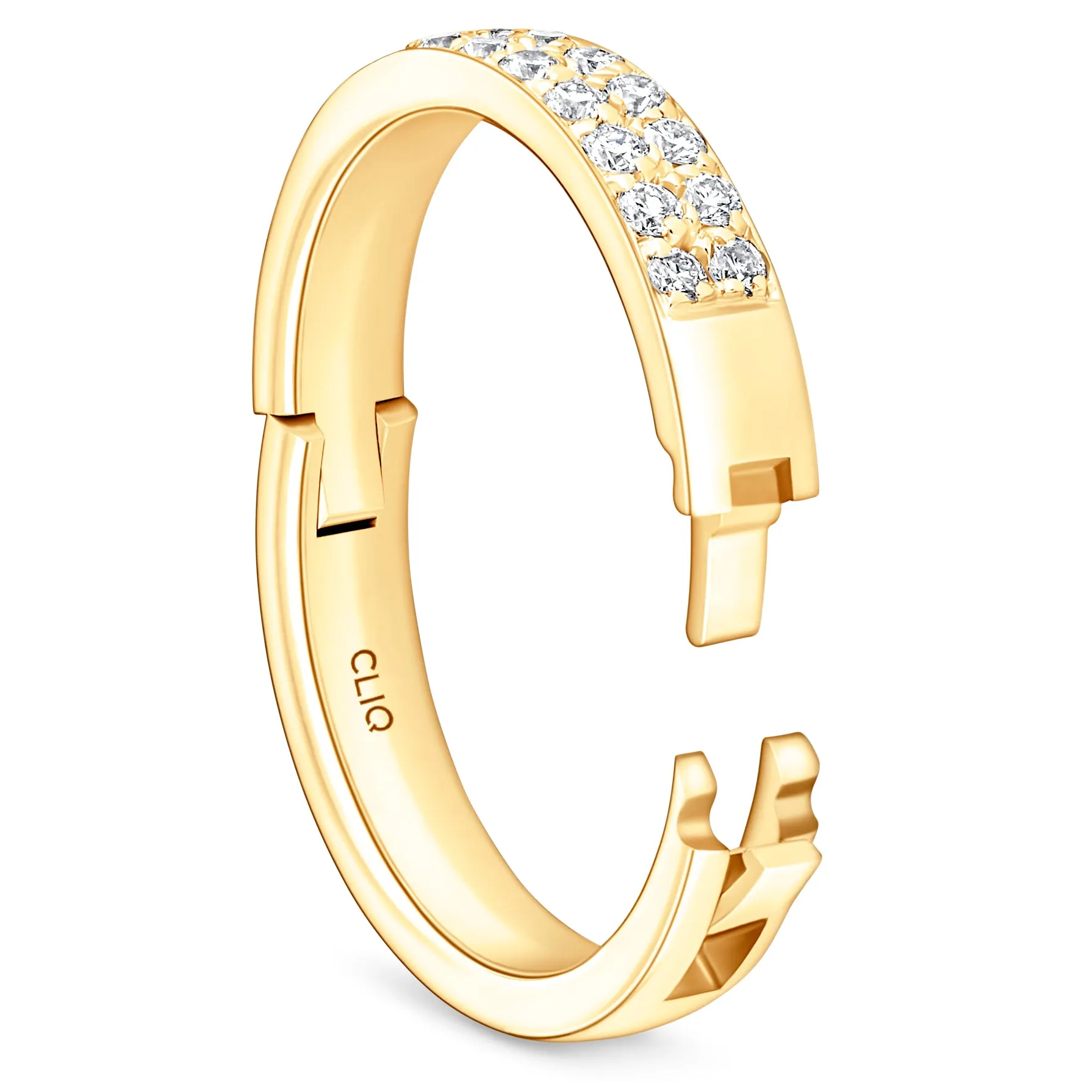 Fifth Ave. Double Row Diamond Toe Ring