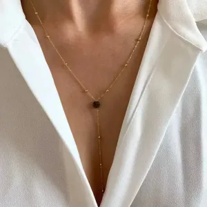Fine Labradorite Stone Pendant Necklace Drop