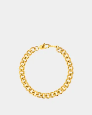 Flat Cuban Chain Bracelet 7mm