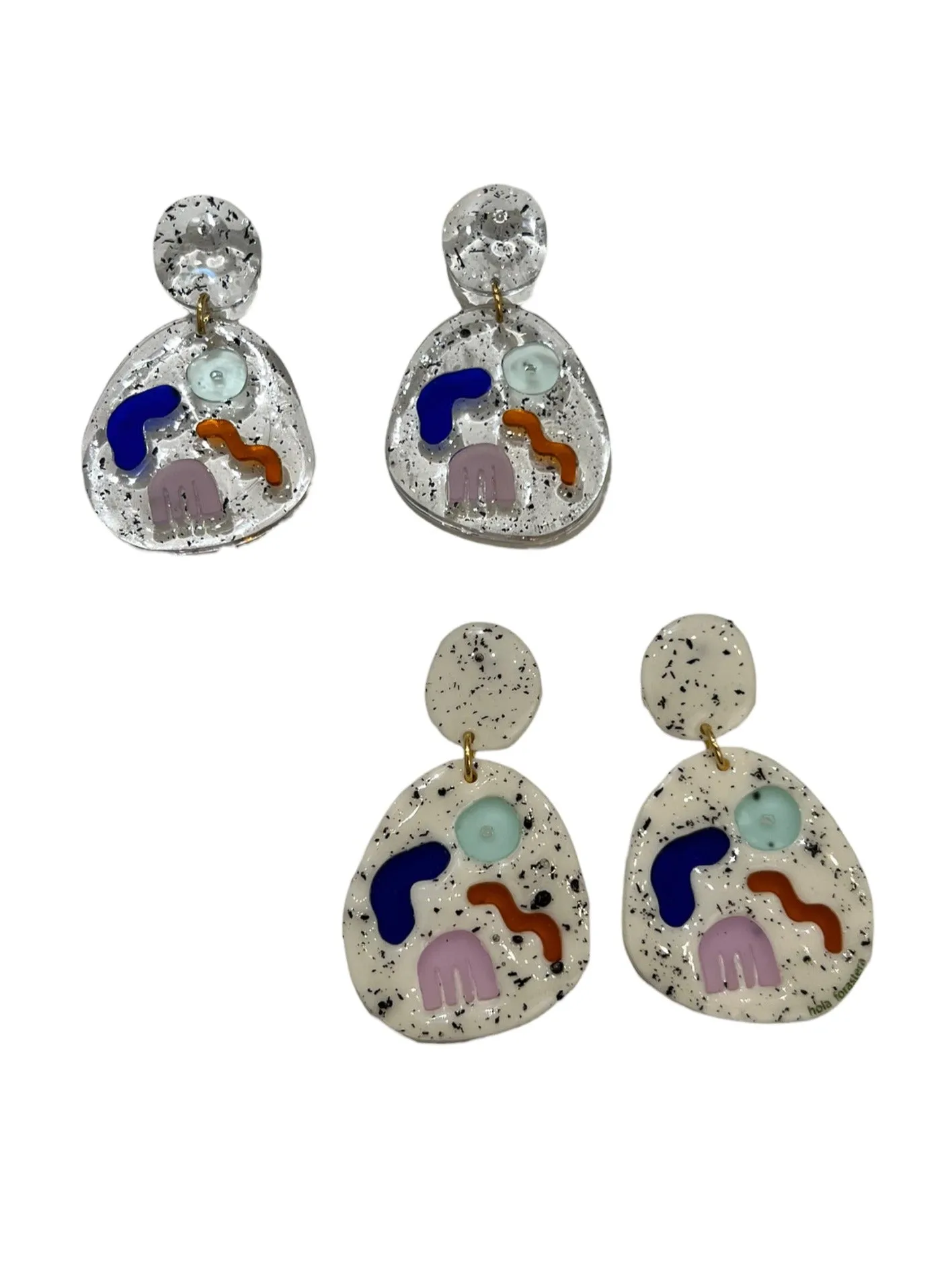 FORASTERA - Jelly Stone Terrazo Dangle