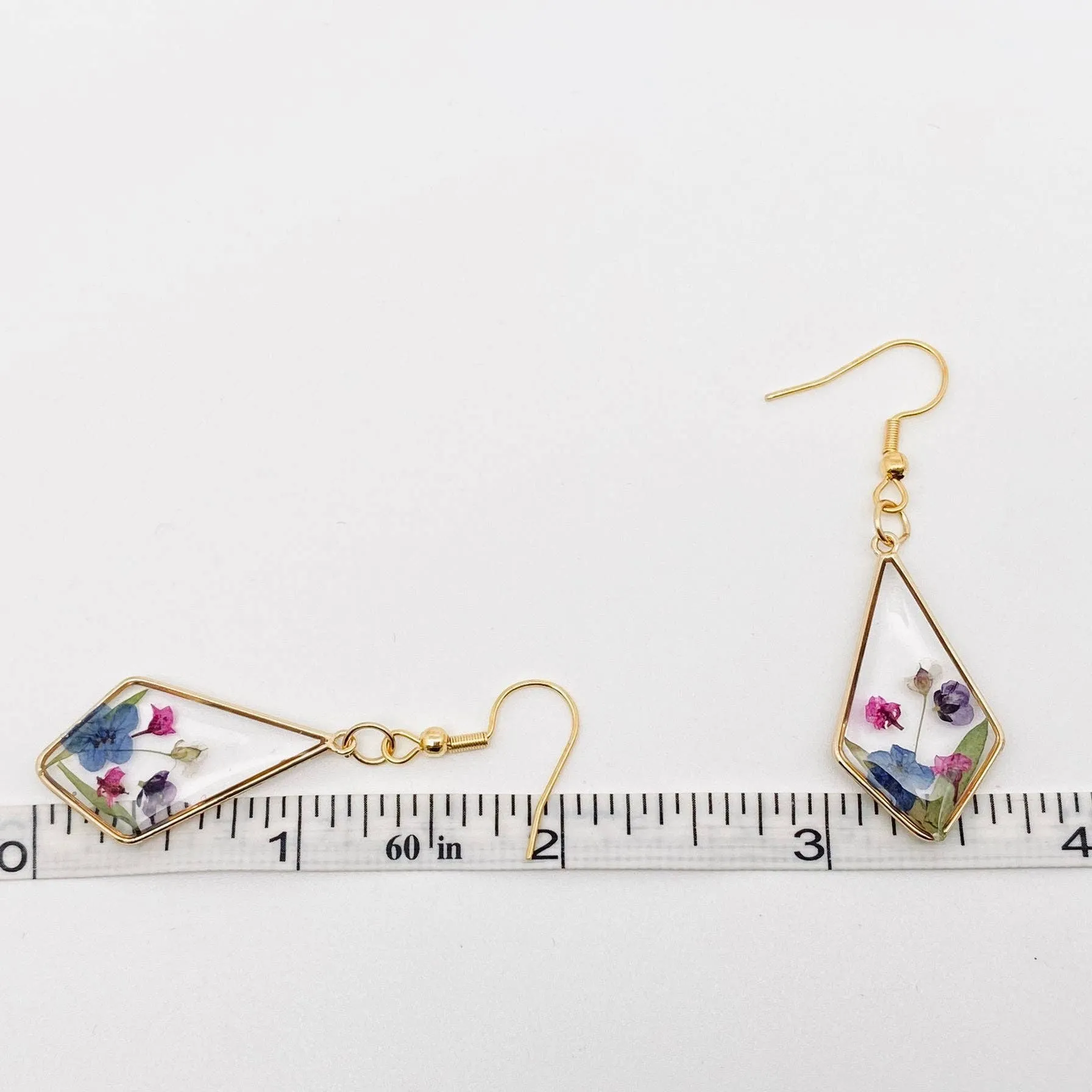 Forget-me-not Dried Flowers Earrings