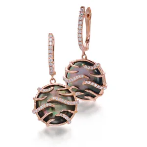 Frederic Sage Luna Collection Small Mother of Pearl Earring