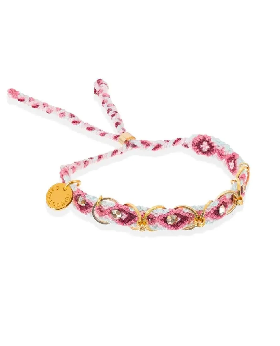 Free Spirit Bracelet with Rings Rose