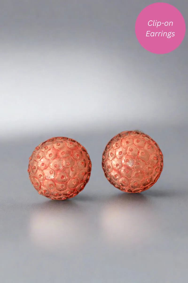 French Charles Large Cabochon Earrings