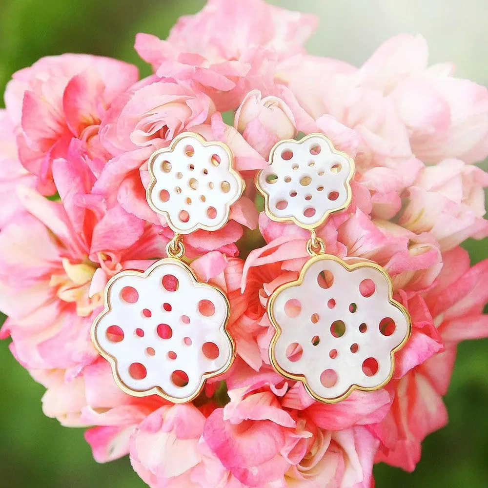 Gardenia Drop Earrings