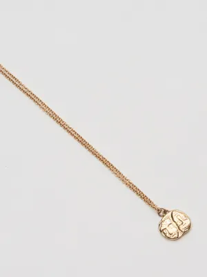 Gemini Greek Coin Pendant