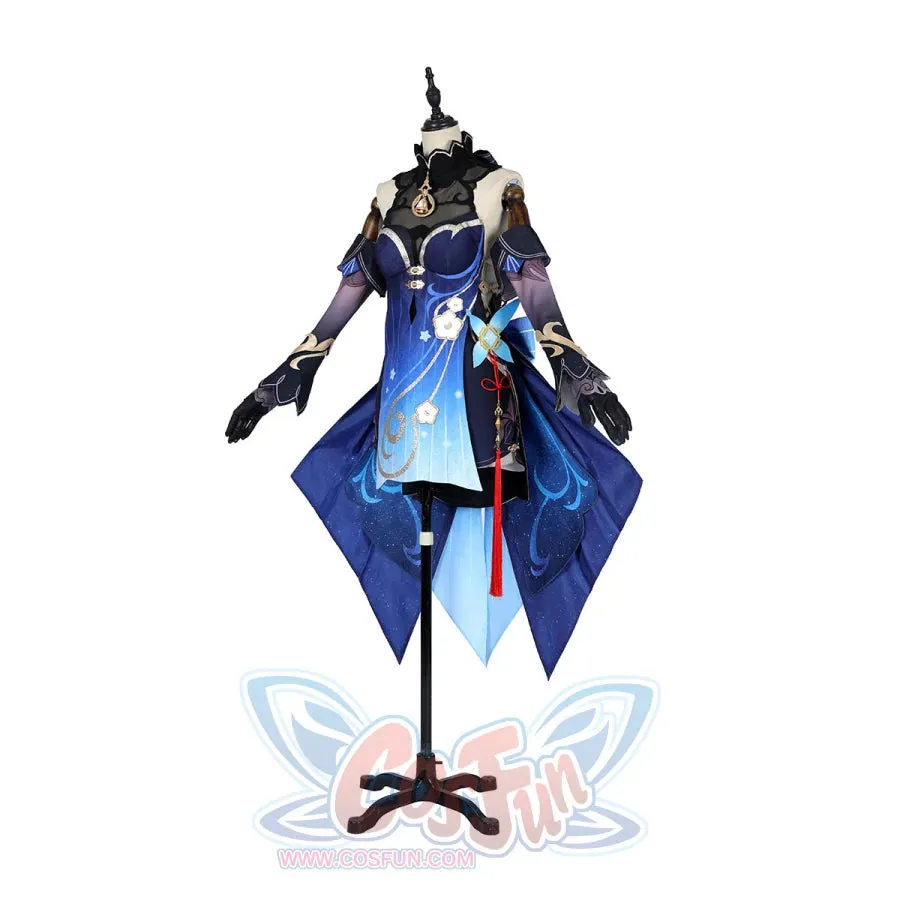 Genshin Impact Ganyu Cosplay Costume Twilight Blossom C08823 AA