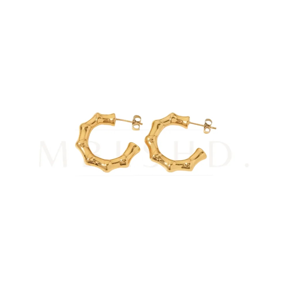 Geometric Bamboo Earrings