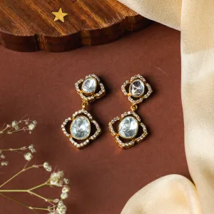 Geometric Diamond Earrings