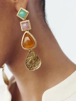 Geometric Drop Earrings