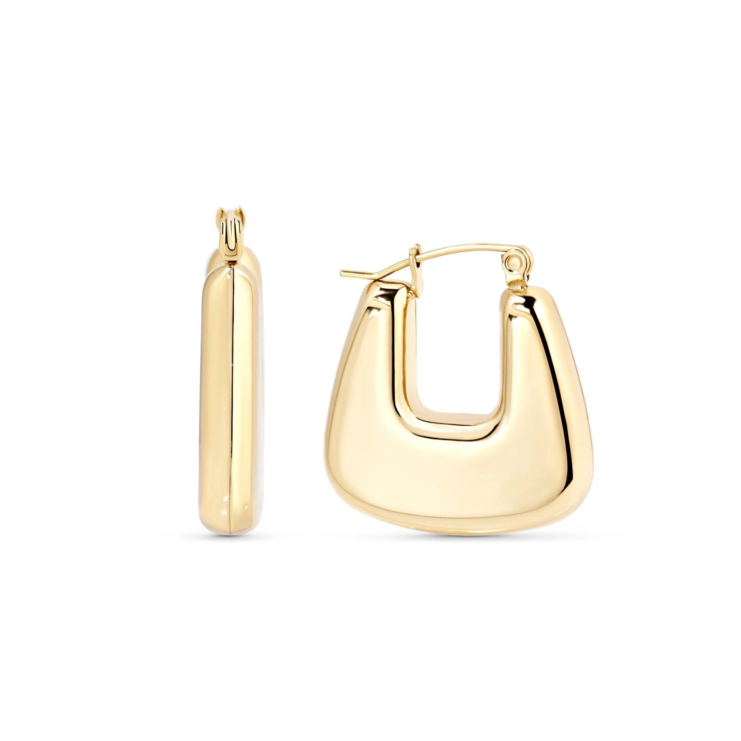 Geometric Hoop Earrings