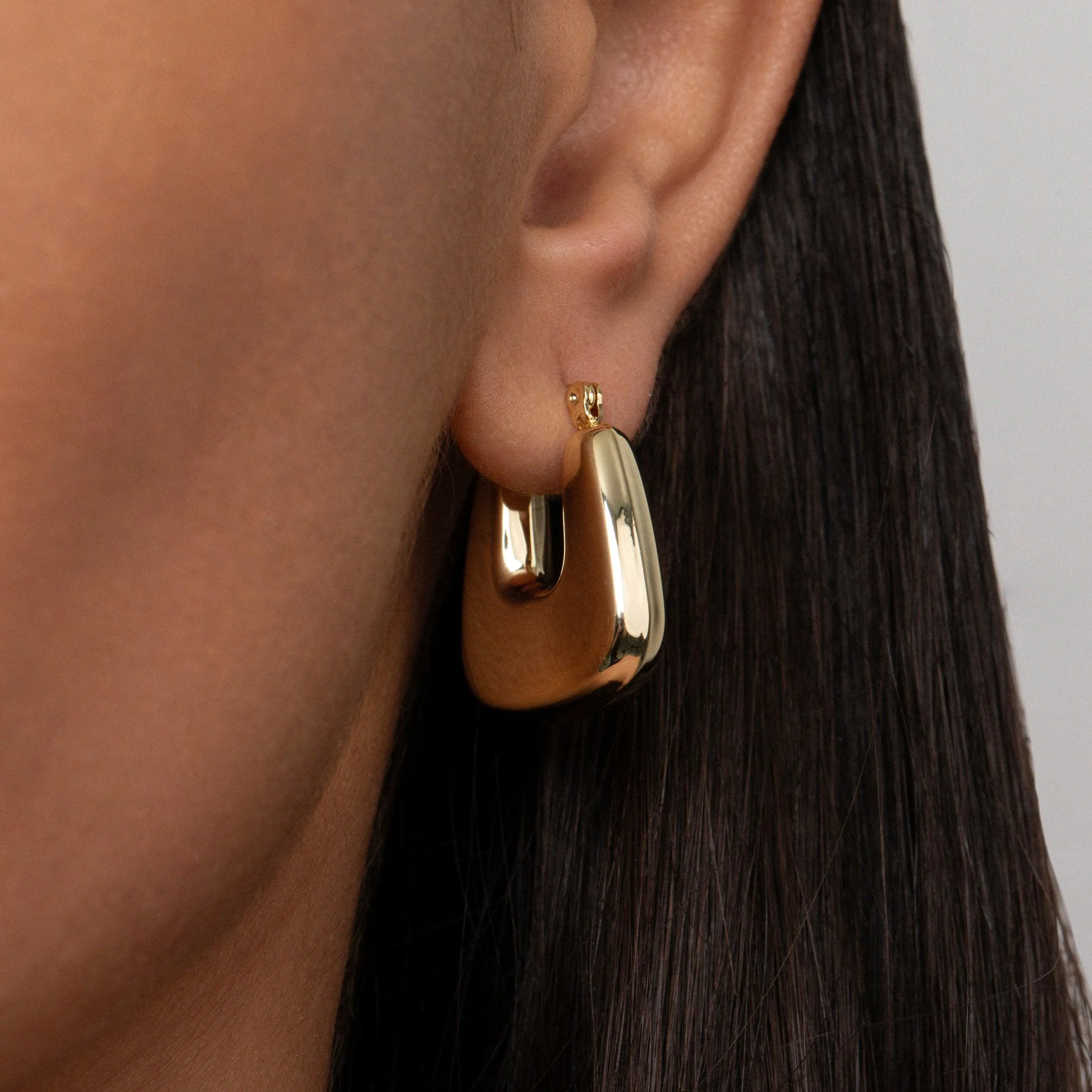 Geometric Hoop Earrings