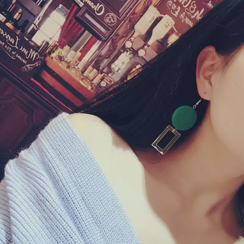 Geometric Mashup Statement Earrings
