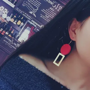 Geometric Mashup Statement Earrings