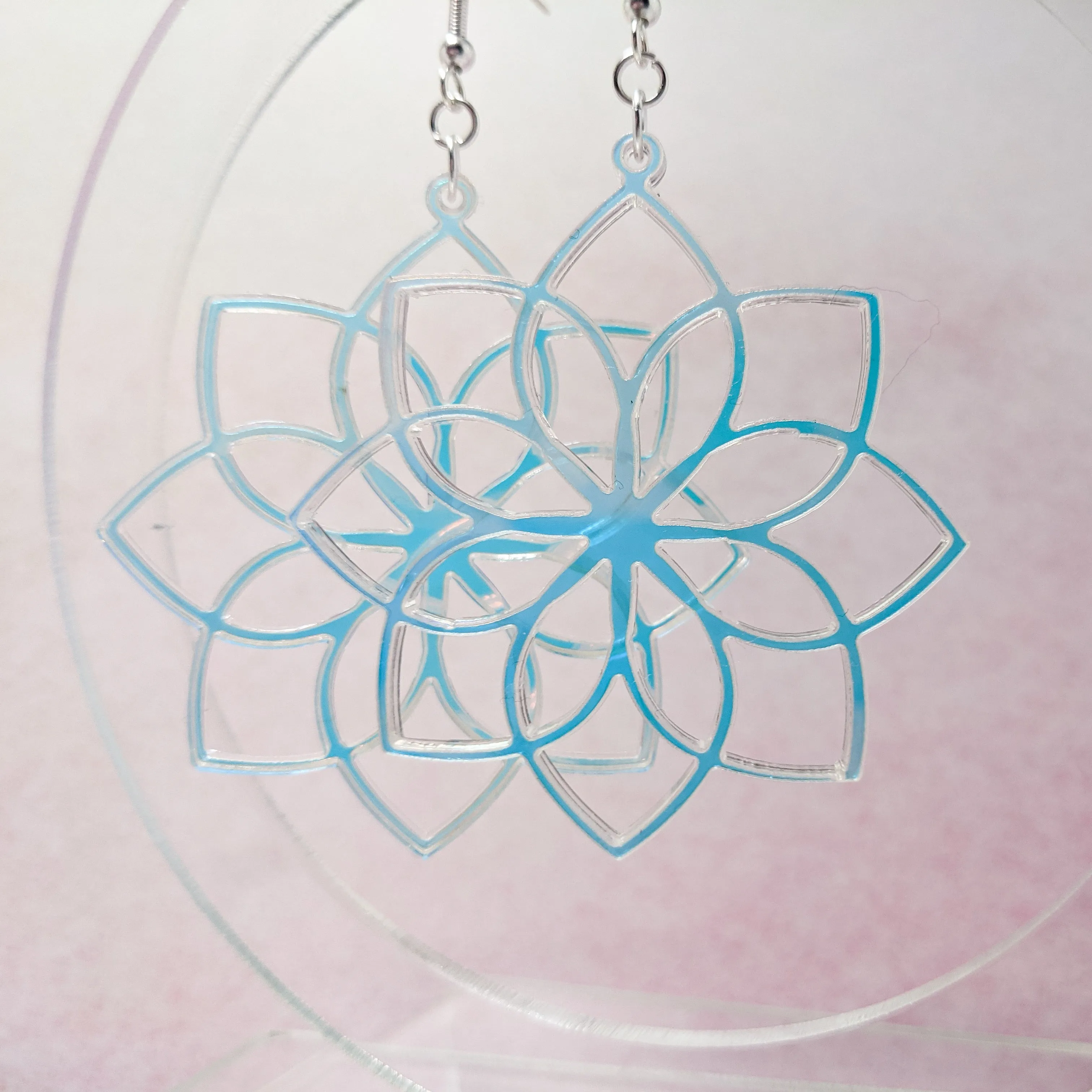 Geometric Seed Pod Earrings