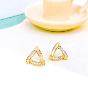 Geometric Stud Earrings
