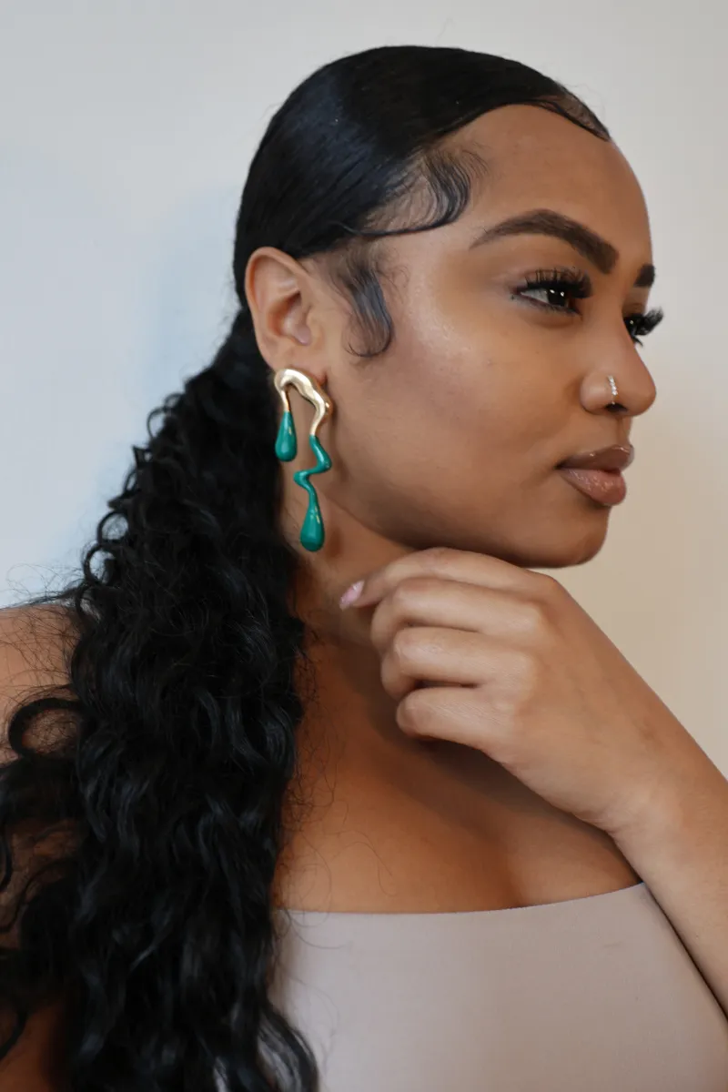 Geometric Waterdrop Earrings