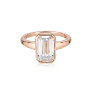 GEORGINI LUXE SONTUOSA RING ROSE GOLD