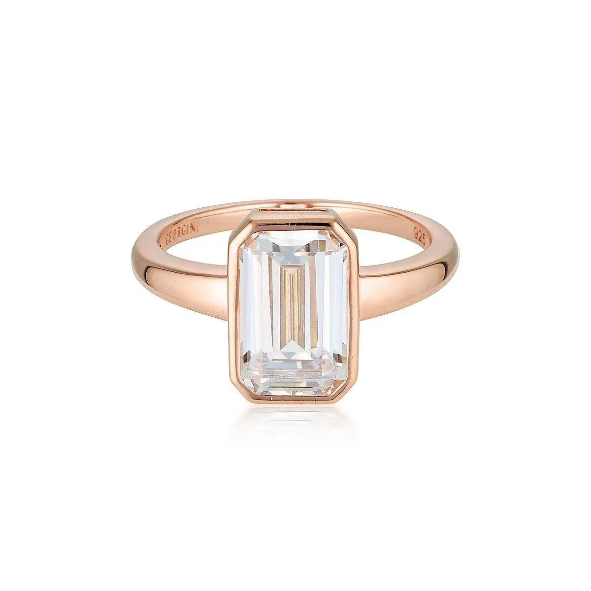 GEORGINI LUXE SONTUOSA RING ROSE GOLD