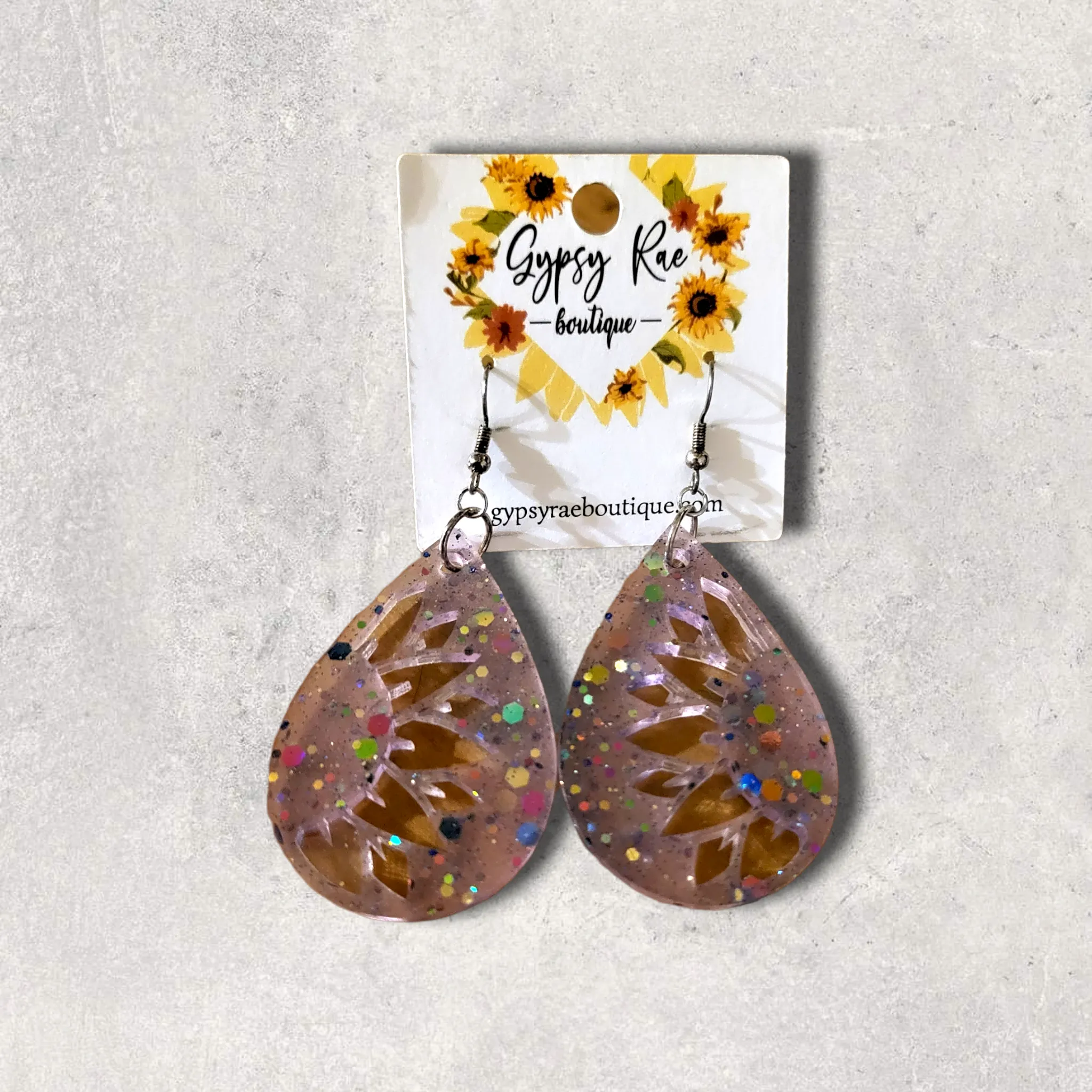 GLOW Resin Earrings