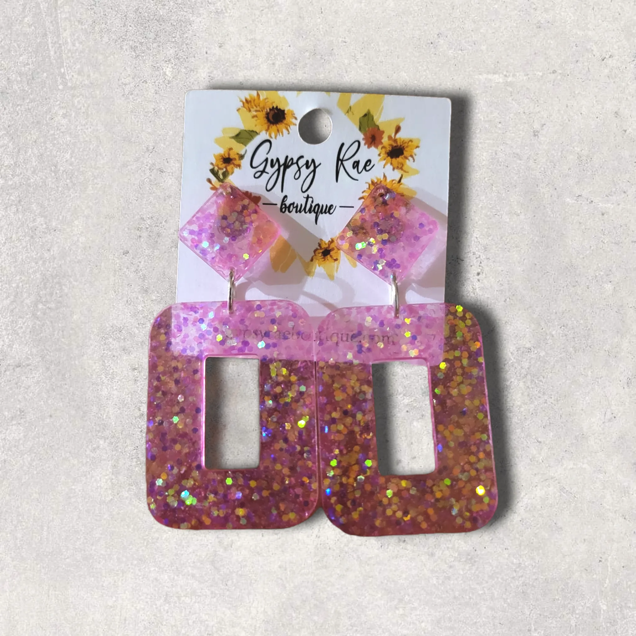 GLOW Resin Earrings