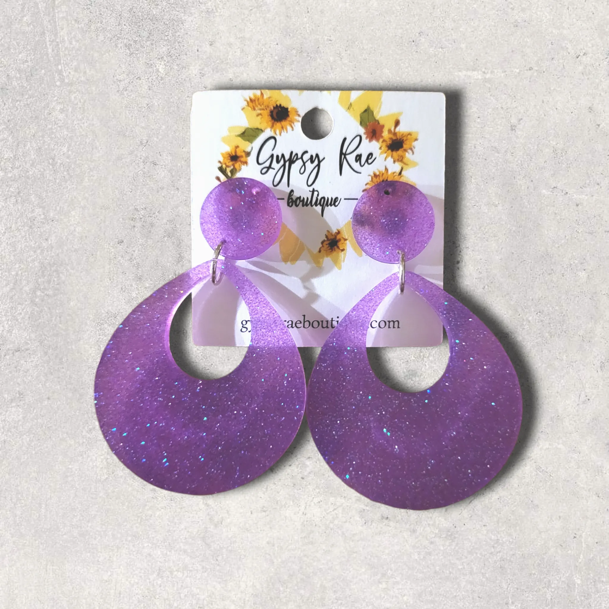 GLOW Resin Earrings