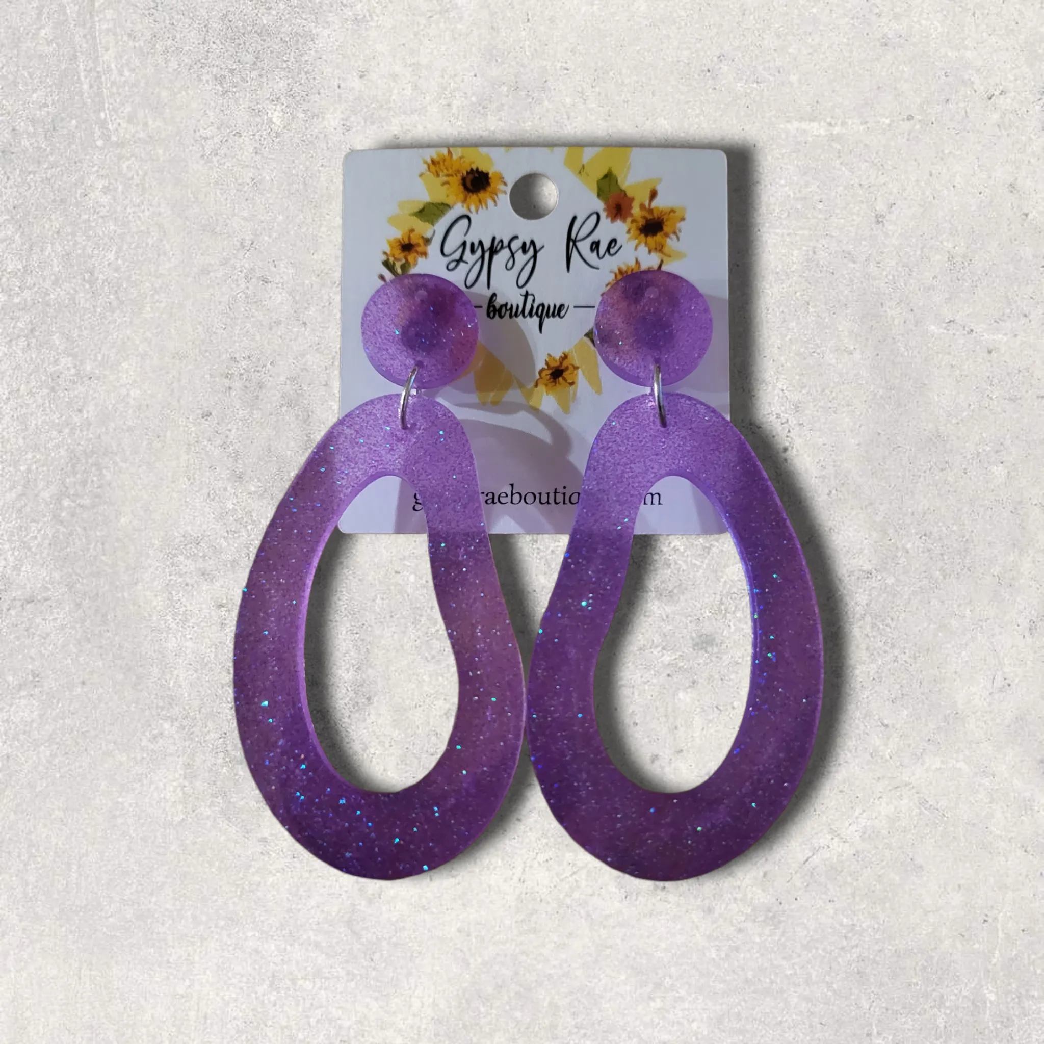 GLOW Resin Earrings