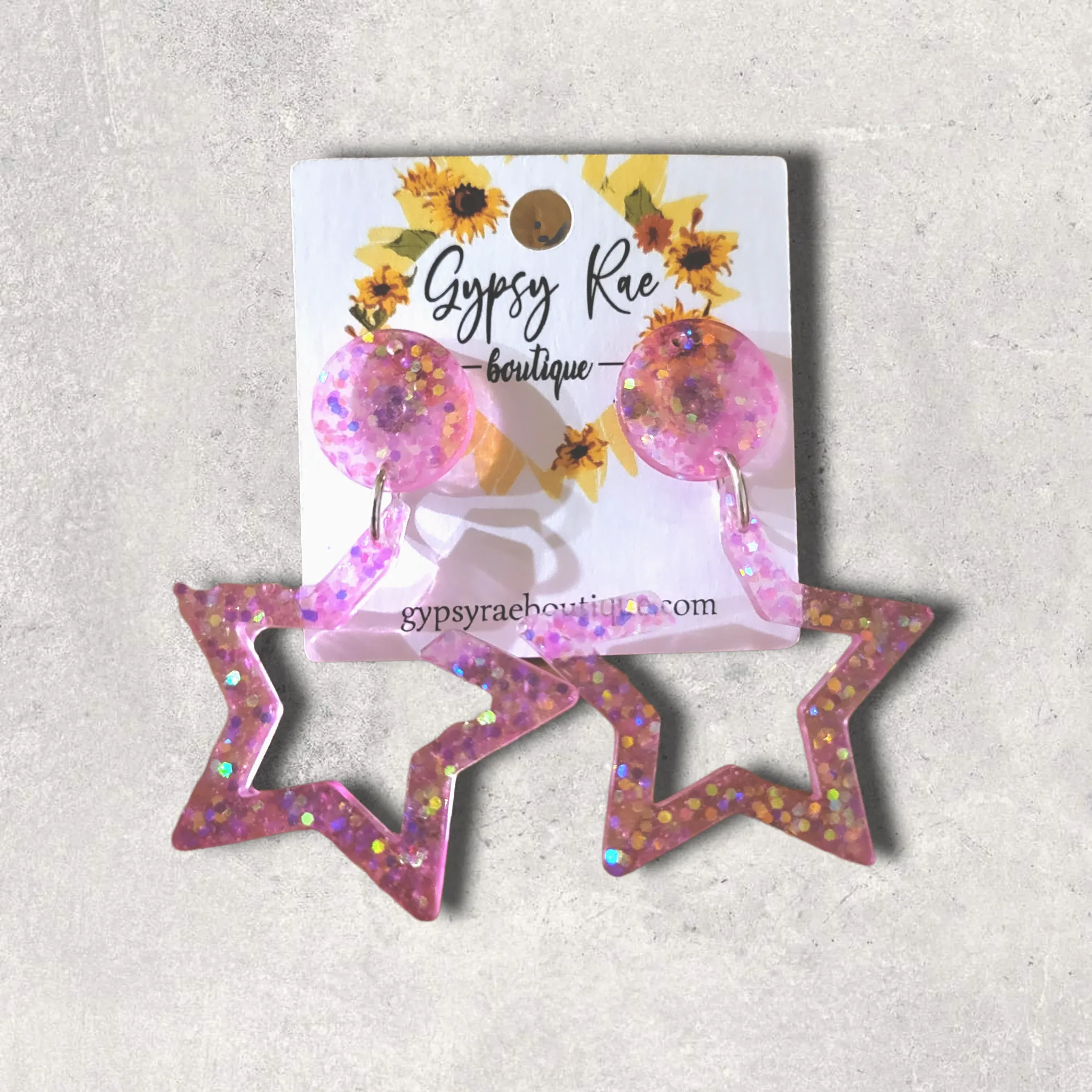 GLOW Resin Earrings