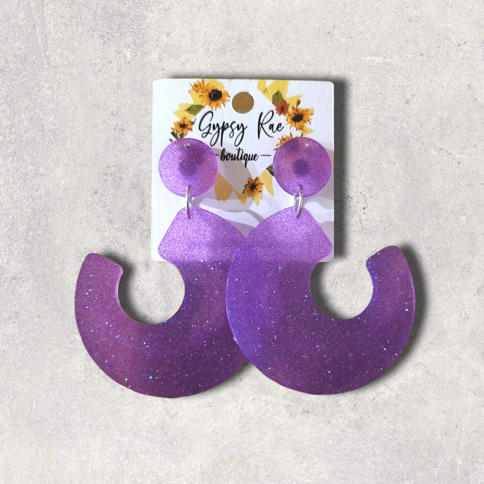 GLOW Resin Earrings
