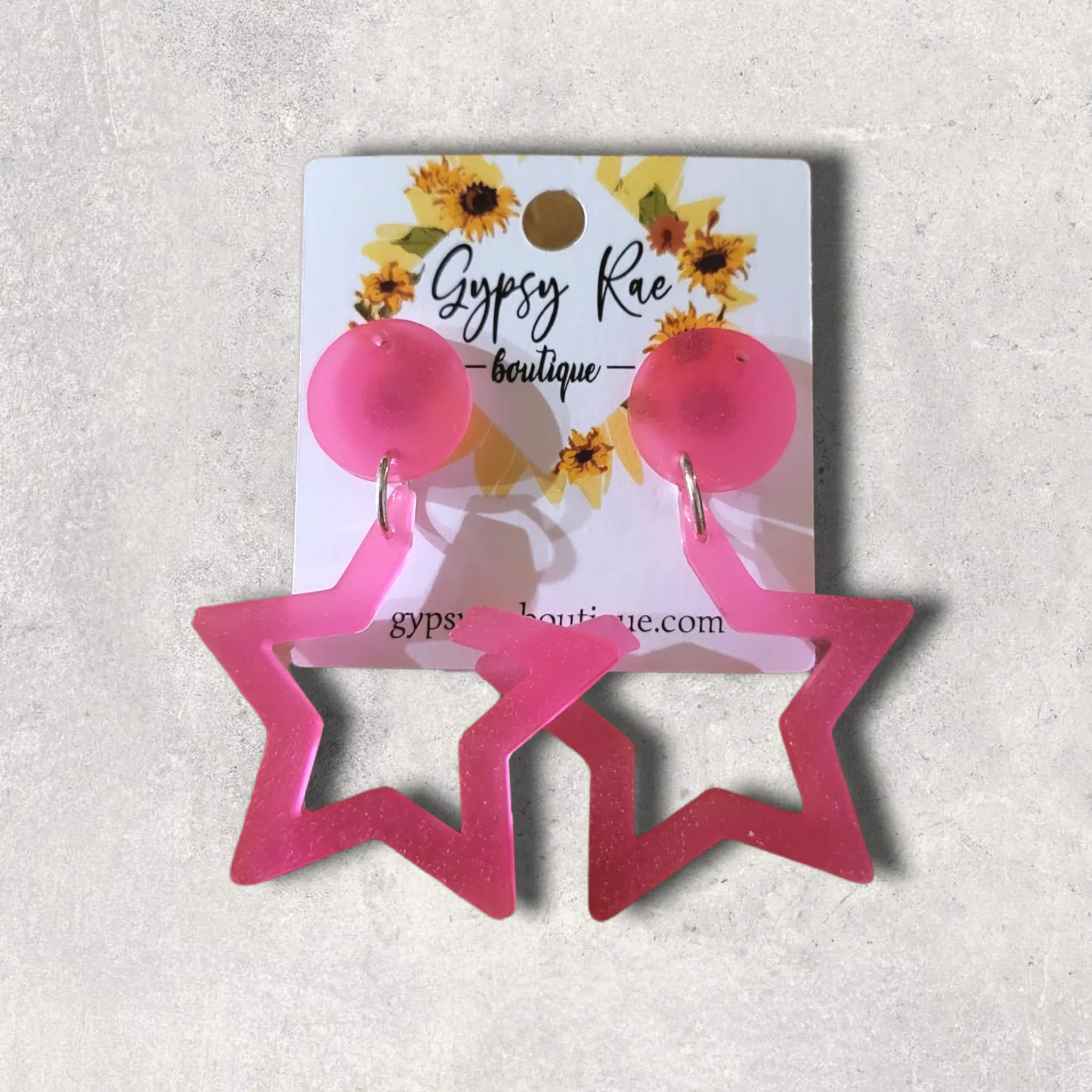 GLOW Resin Earrings