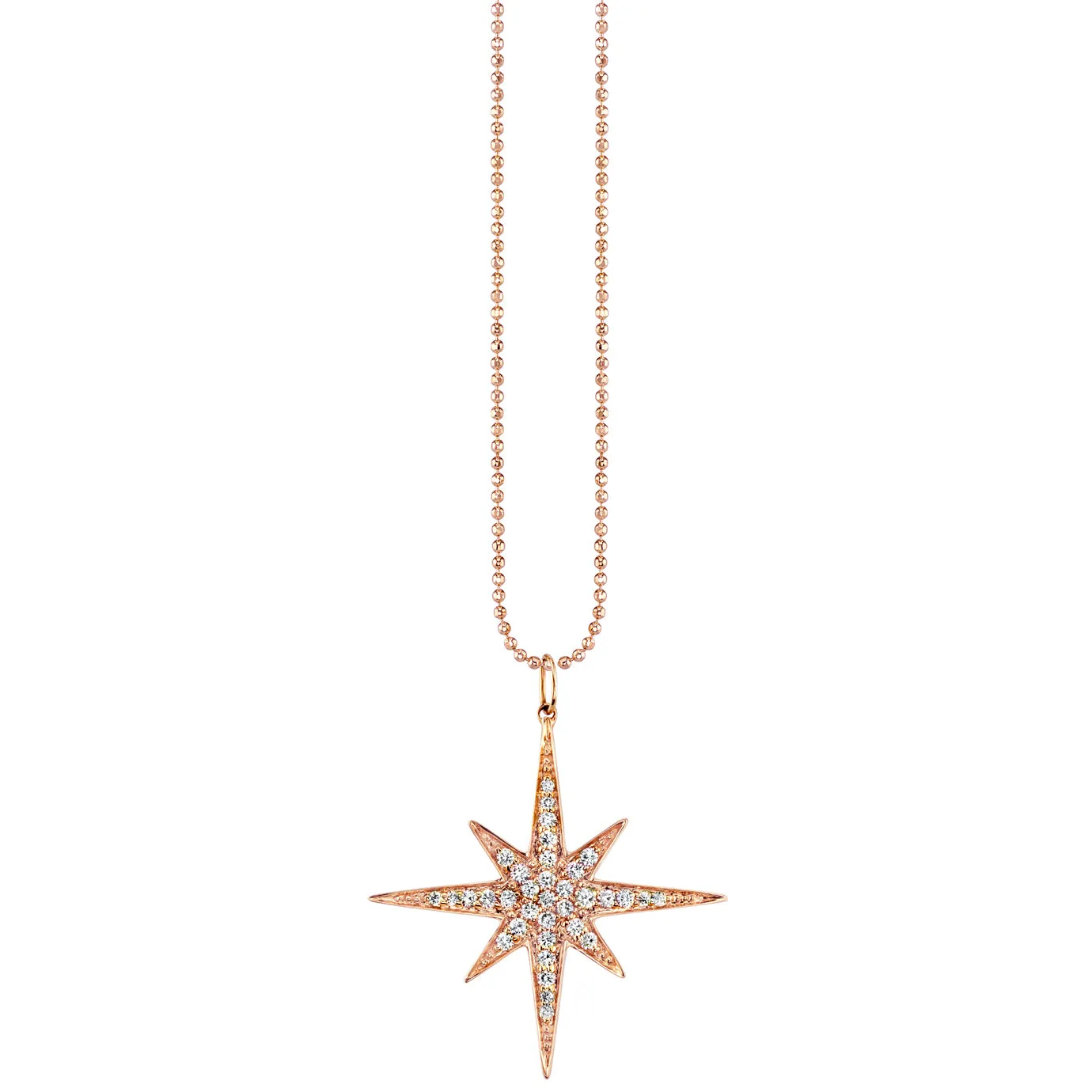 Gold & Diamond Large Starburst Charm
