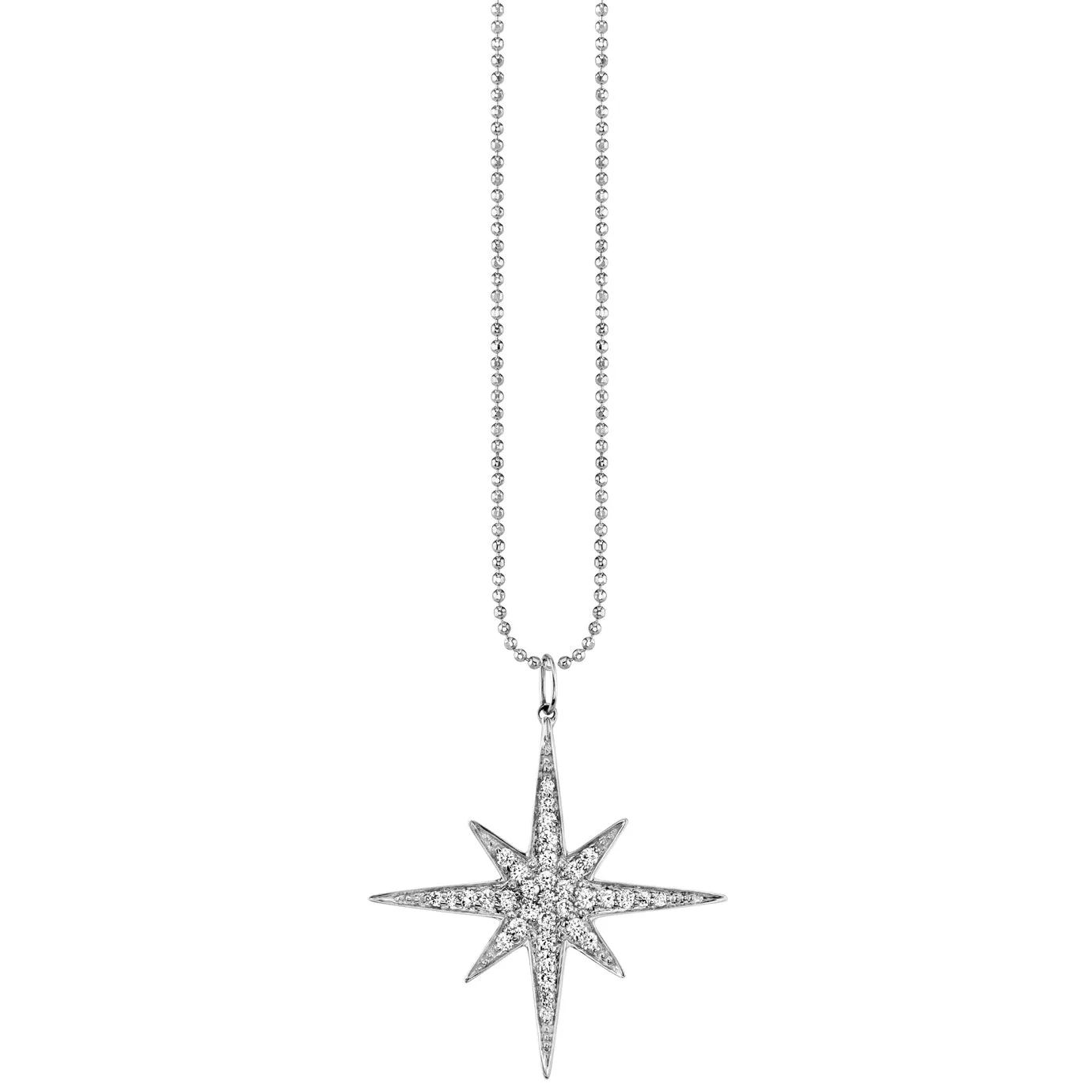 Gold & Diamond Large Starburst Charm