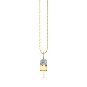 Gold & Diamond Popsicle Charm