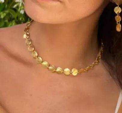 Gold Coin Necklace