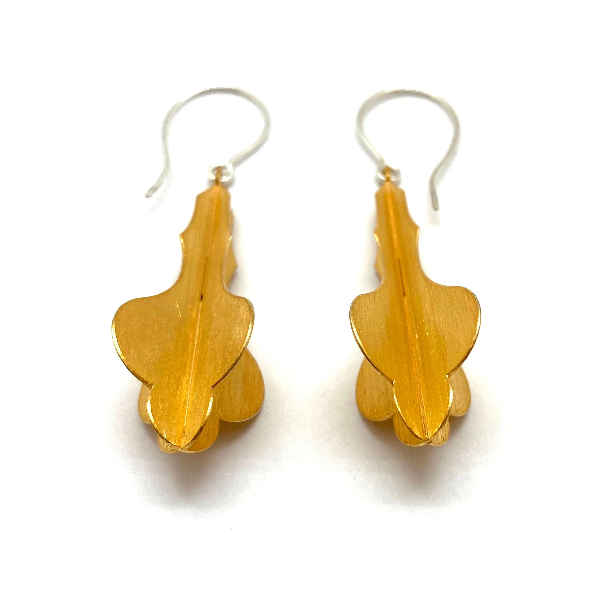 Gold Fleur De Lis Earrings