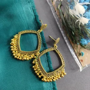 Gold Jhumka Earrings #1