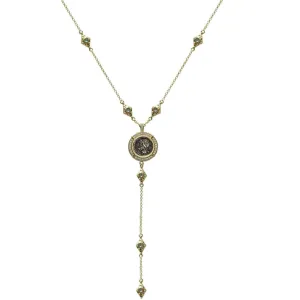 Gold Marquis Labradorite VS Cornelia Y Necklace