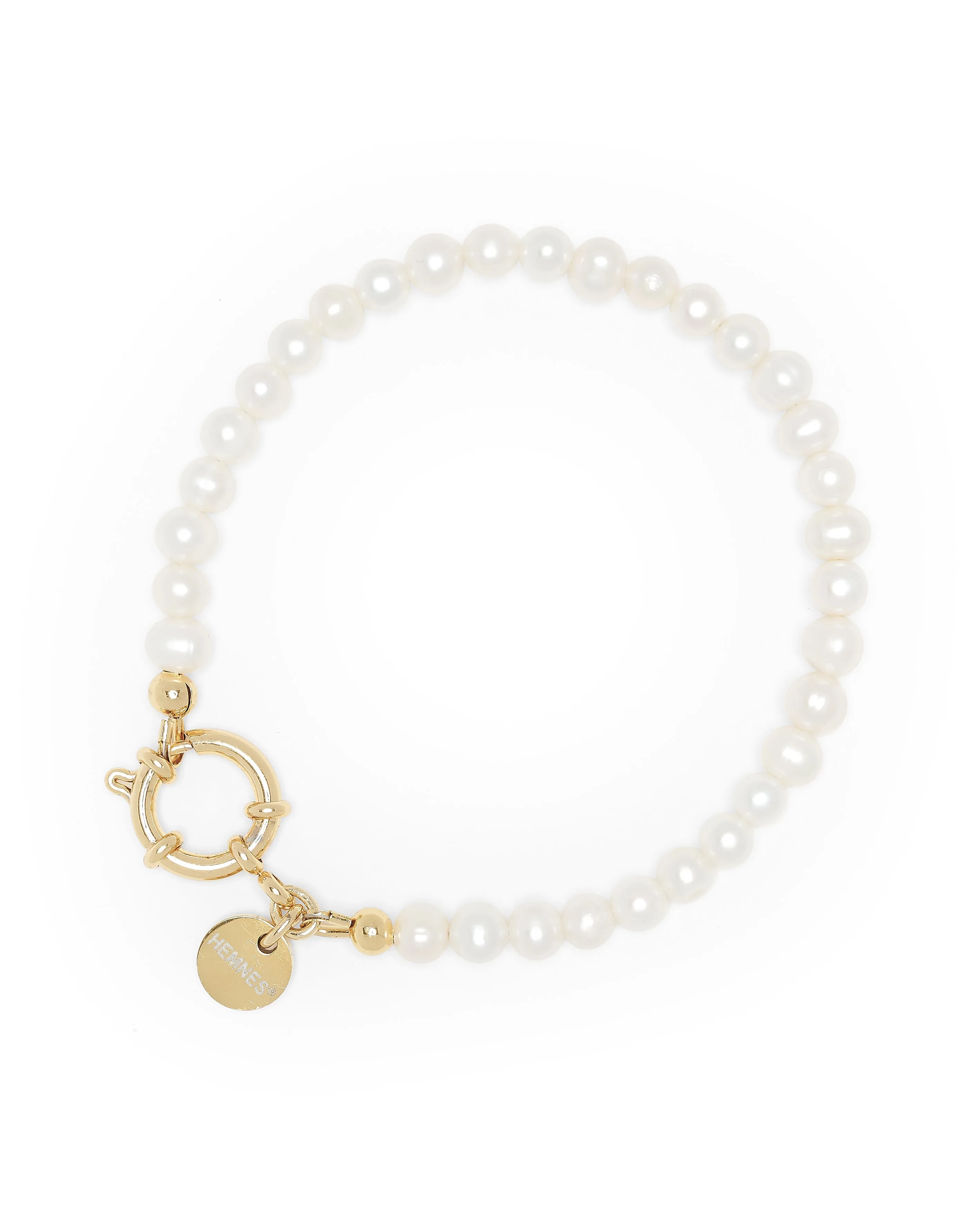 Gold Pearl Bracelet