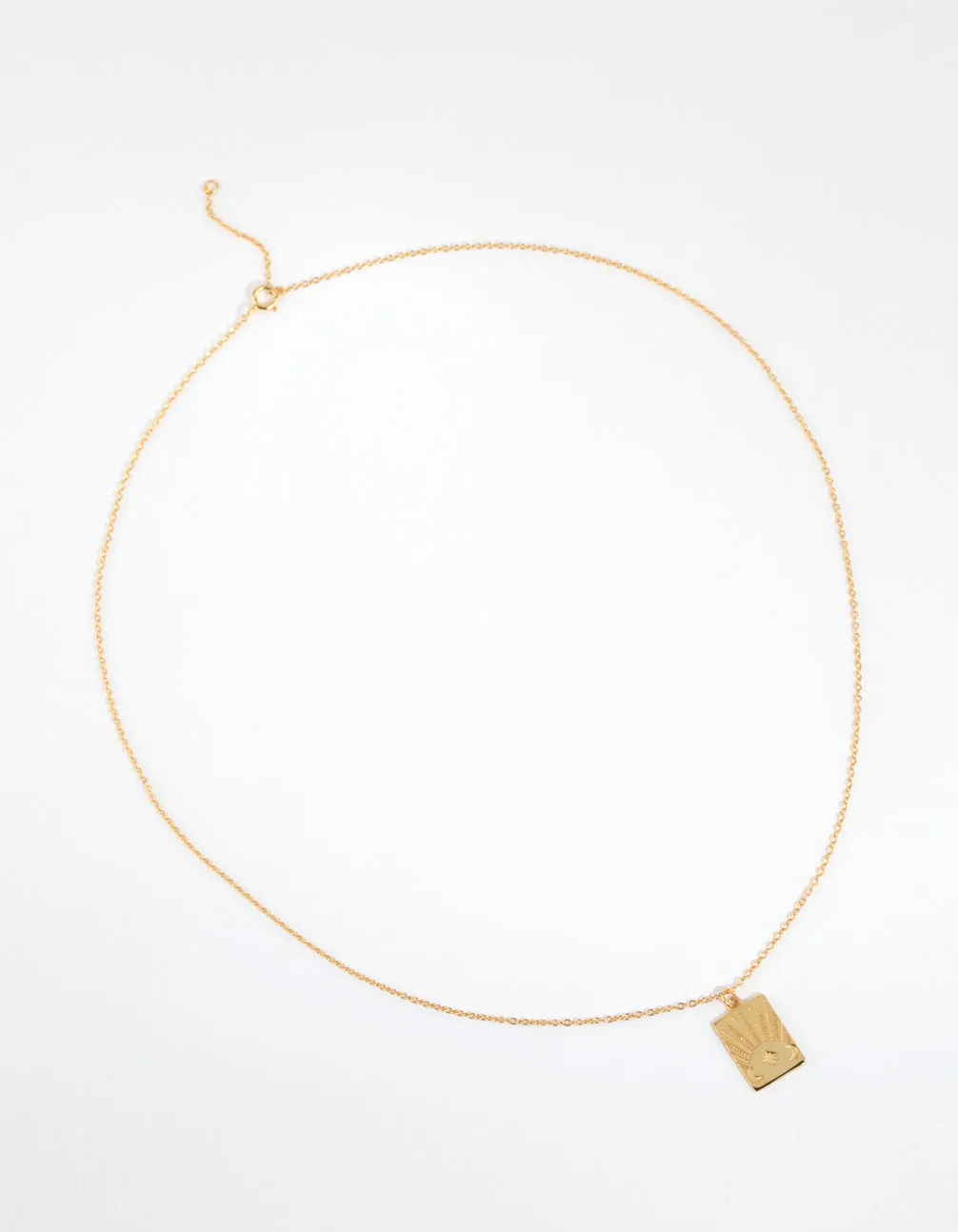 Gold Plated Sterling Silver Tarot Necklace