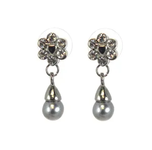 Grey Pearl Earrings