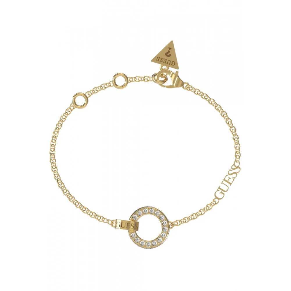 Guess Circle Lights Gold Bracelet