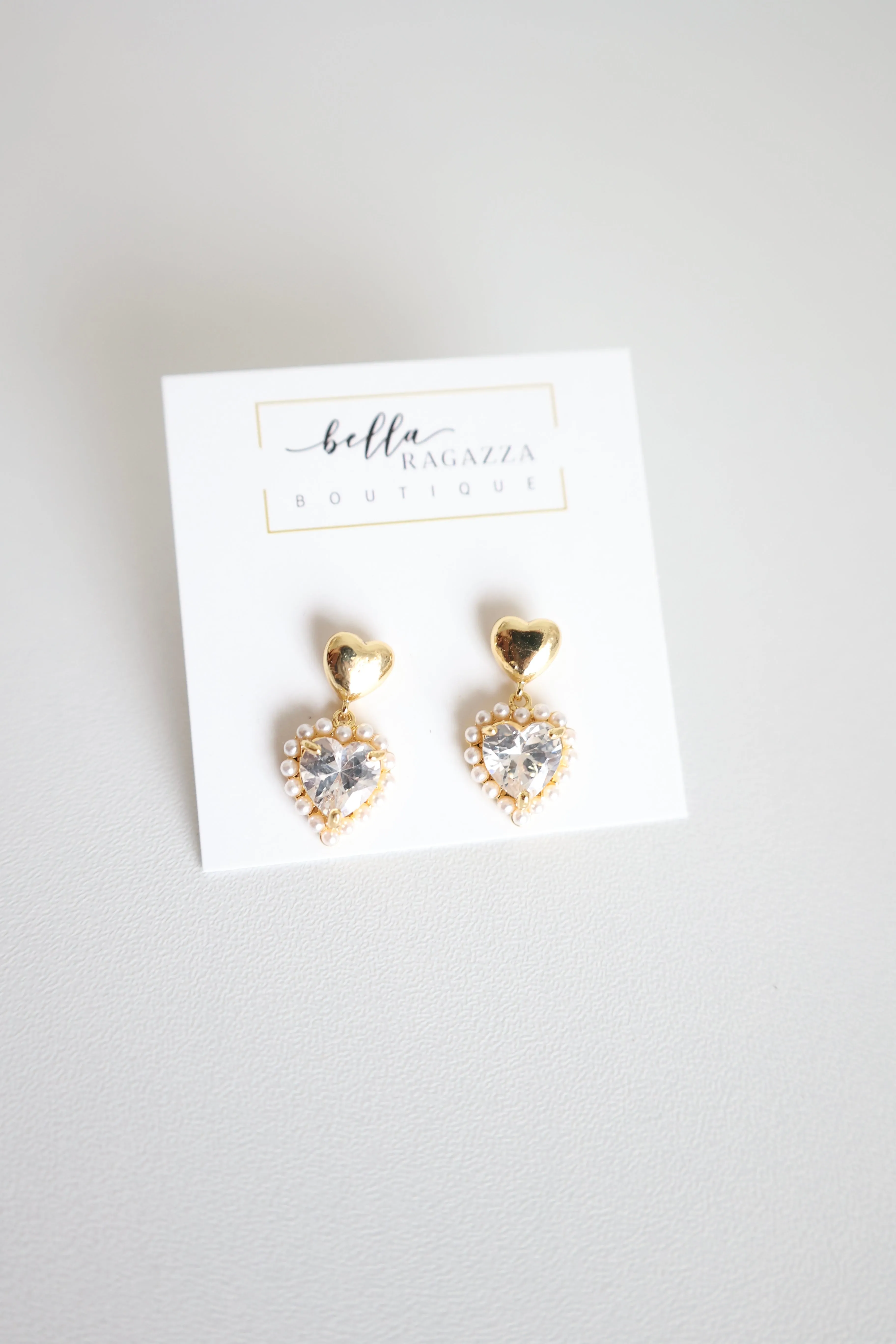 Hallie Heart Earring