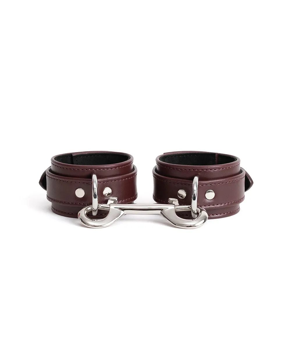 Hand & Ankle cuffs "Estrid" Burgundy