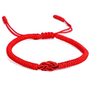 Hand-knotted Lucky Buddhist Bracelet