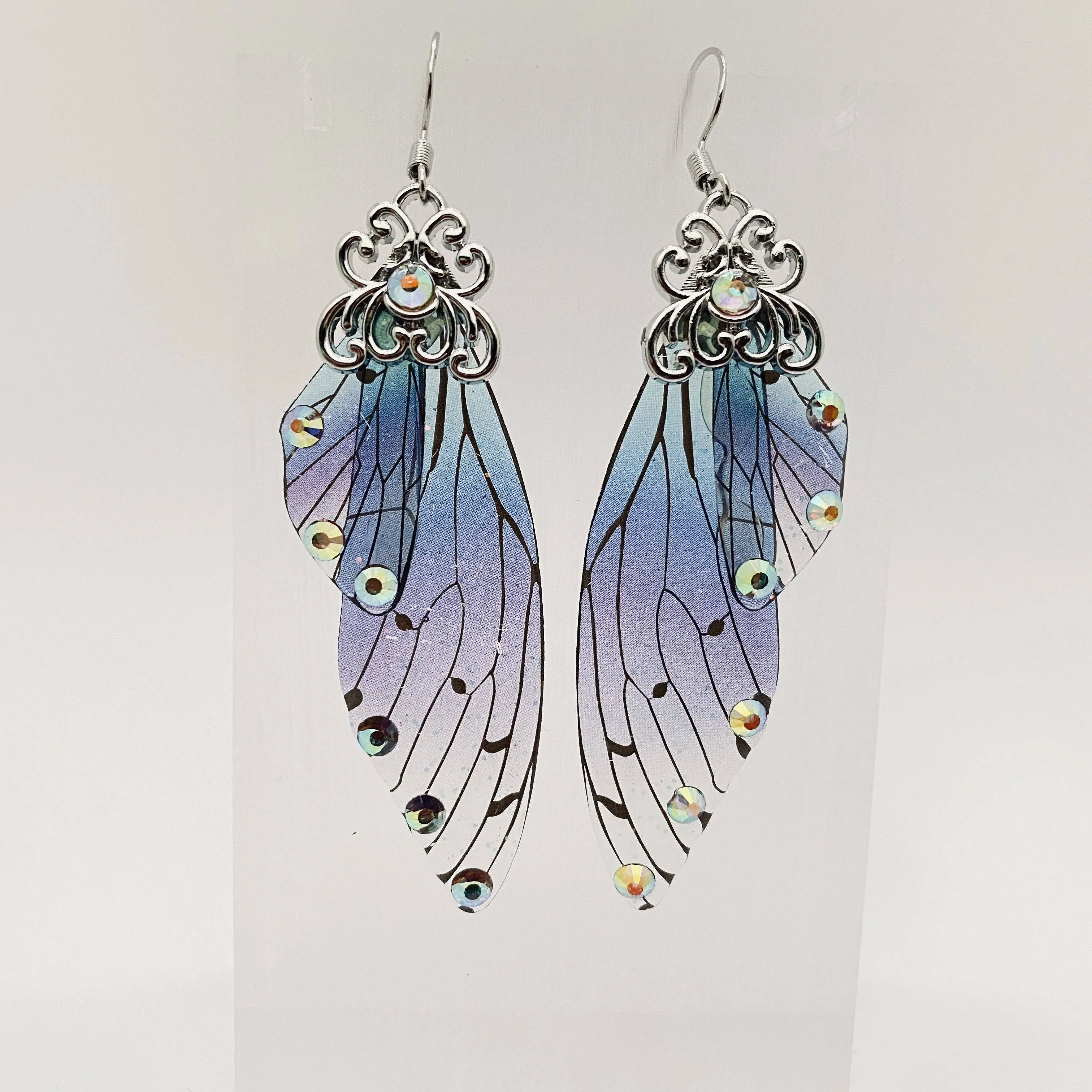 Handmade Fairy Wings Earrings Insect Butterfly Wing: A